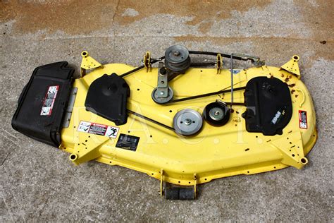 Remove the old <b>belt</b> from the <b>deck</b>, being careful not to. . How to put belt on john deere mower deck